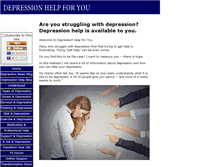 Tablet Screenshot of depression-help-for-you.com